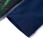 Rochie pentru copii cu mâneci lungi, bleumarin, 104 Rochie pentru copii cu mâneci lungi, bleumarin, 104