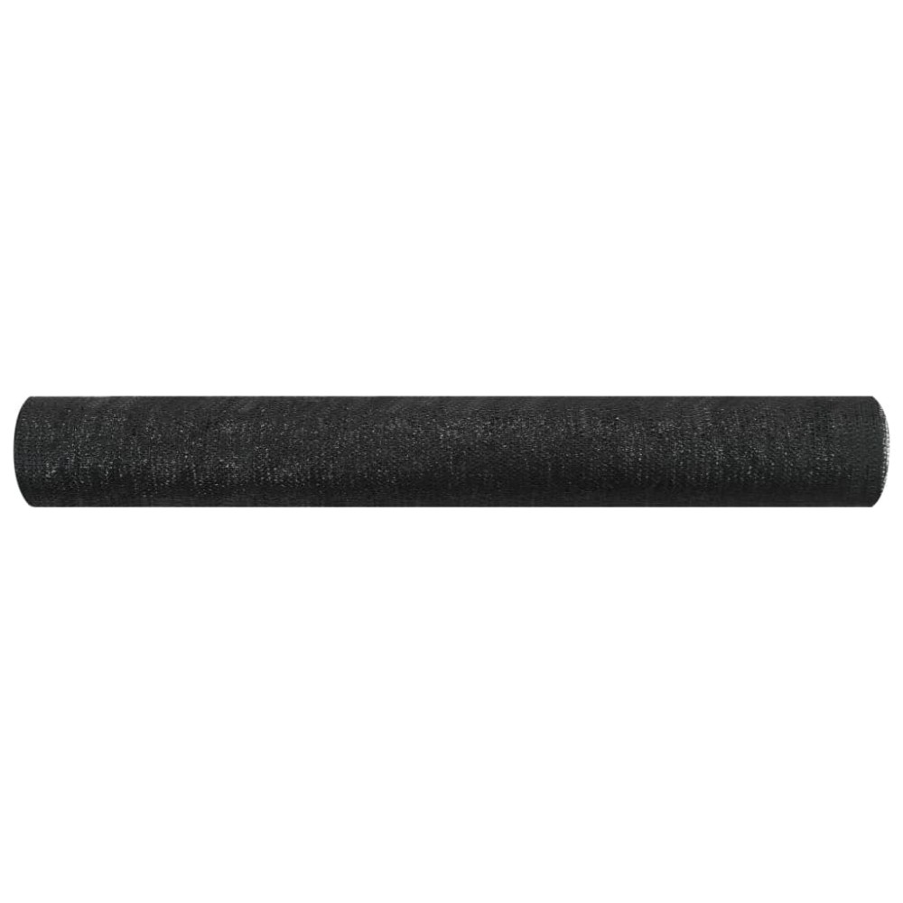 vidaXL Plasă protecție intimitate, negru, 2x10 m, HDPE, 75 g/m²