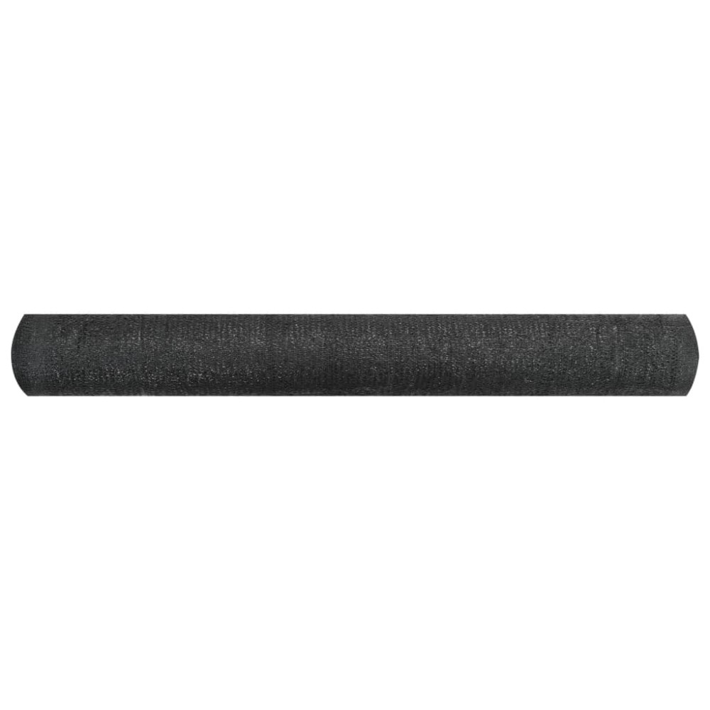 vidaXL Plasă protecție intimitate, negru, 1,2x50 m, HDPE, 195 g/m²