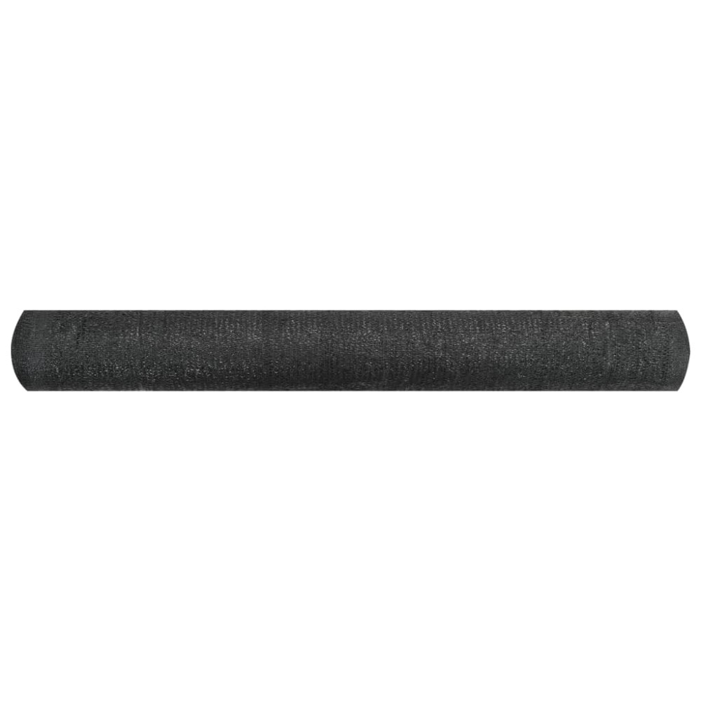 vidaXL Plasă protecție intimitate, negru, 1,8x25 m, HDPE, 195 g/m²