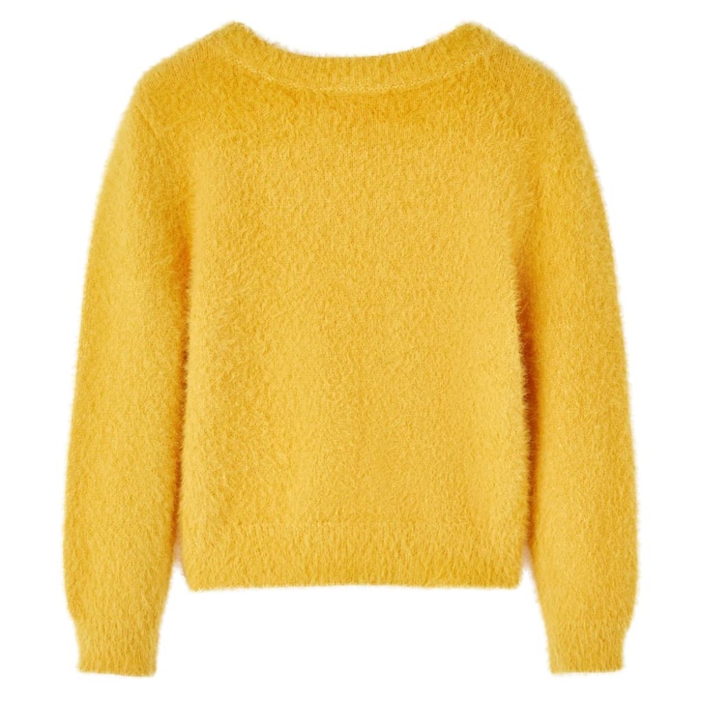 Pulover tricotat pentru copii, ocru, 128