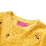 Pulover tricotat pentru copii, ocru, 128
