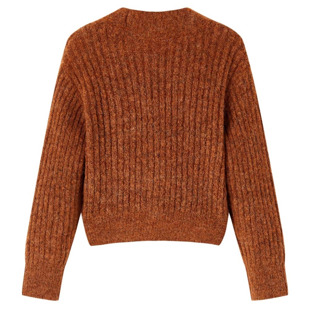 Cardigan tricotat pentru copii, coniac, 104
