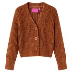 Cardigan tricotat pentru copii, coniac, 104