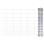 vidaXL Gard de grădină, argintiu, 50x1 m, oțel galvanizat vidaXL Gard de grădină, argintiu, 50x1 m, oțel galvanizat