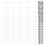 vidaXL Gard de grădină, argintiu, 50x1,6 m, oțel zincat vidaXL Gard de grădină, argintiu, 50x1,6 m, oțel zincat