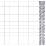 vidaXL Gard de grădină, argintiu, 50x1,25 m, oțel zincat vidaXL Gard de grădină, argintiu, 50x1,25 m, oțel zincat