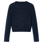 Cardigan pentru copii tricotat, bleumarin, 92
