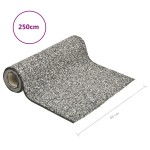 vidaXL Căptușeală decor tip piatră, gri, 250 x 60 cm
