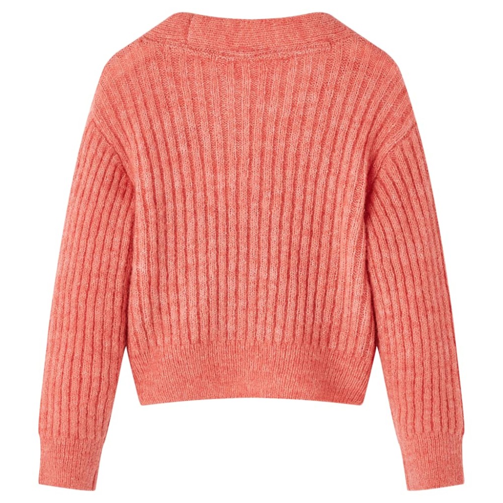 Cardigan tricotat pentru copii, roz mediu, 92