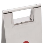 vidaXL Semn pliant pentru podea umedă, oțel inoxidabil vidaXL Semn pliant pentru podea umedă, oțel inoxidabil