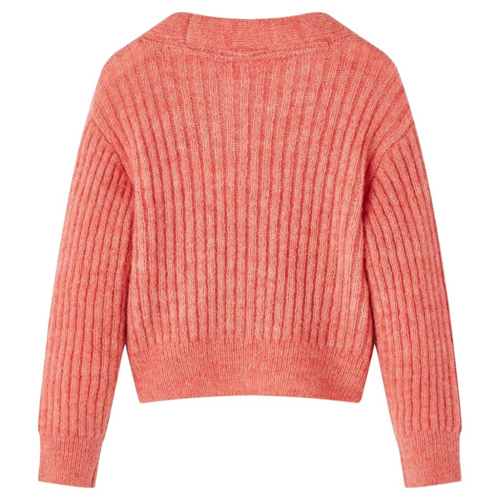 Cardigan tricotat pentru copii, roz mediu, 104