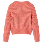 Cardigan tricotat pentru copii, roz mediu, 104