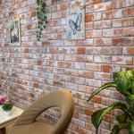 vidaXL Panouri de perete 3D, model cărămidă, roșu, 10 buc., EPS vidaXL Panouri de perete 3D, model cărămidă, roșu, 10 buc., EPS
