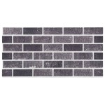 vidaXL Panouri de perete 3D, model cărămidă, negru & gri, 10 buc., EPS vidaXL Panouri de perete 3D, model cărămidă, negru & gri, 10 buc., EPS