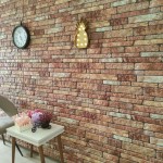 vidaXL Panouri de perete 3D, model cărămidă, maro, 10 buc., EPS