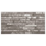 vidaXL Panouri de perete 3D, model cărămidă, gri închis, 10 buc., EPS vidaXL Panouri de perete 3D, model cărămidă, gri închis, 10 buc., EPS
