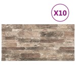 vidaXL Panouri de perete 3D, model cărămidă, multicolor, 10 buc., EPS vidaXL Panouri de perete 3D, model cărămidă, multicolor, 10 buc., EPS