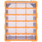vidaXL Organizator cu 18 sertare medii, 38x16x47 cm