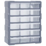 vidaXL Organizator cu 18 sertare medii, 38x16x47 cm vidaXL Organizator cu 18 sertare medii, 38x16x47 cm