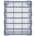 vidaXL Organizator cu 18 sertare medii, 38x16x47 cm vidaXL Organizator cu 18 sertare medii, 38x16x47 cm