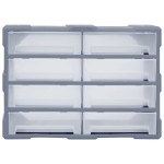 vidaXL Organizator cu 8 sertare mari, 52x16x37 cm vidaXL Organizator cu 8 sertare mari, 52x16x37 cm