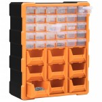 vidaXL Organizator cu 39 de sertare, 38x16x47 cm vidaXL Organizator cu 39 de sertare, 38x16x47 cm