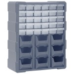 vidaXL Organizator cu 39 de sertare, 38x16x47 cm vidaXL Organizator cu 39 de sertare, 38x16x47 cm