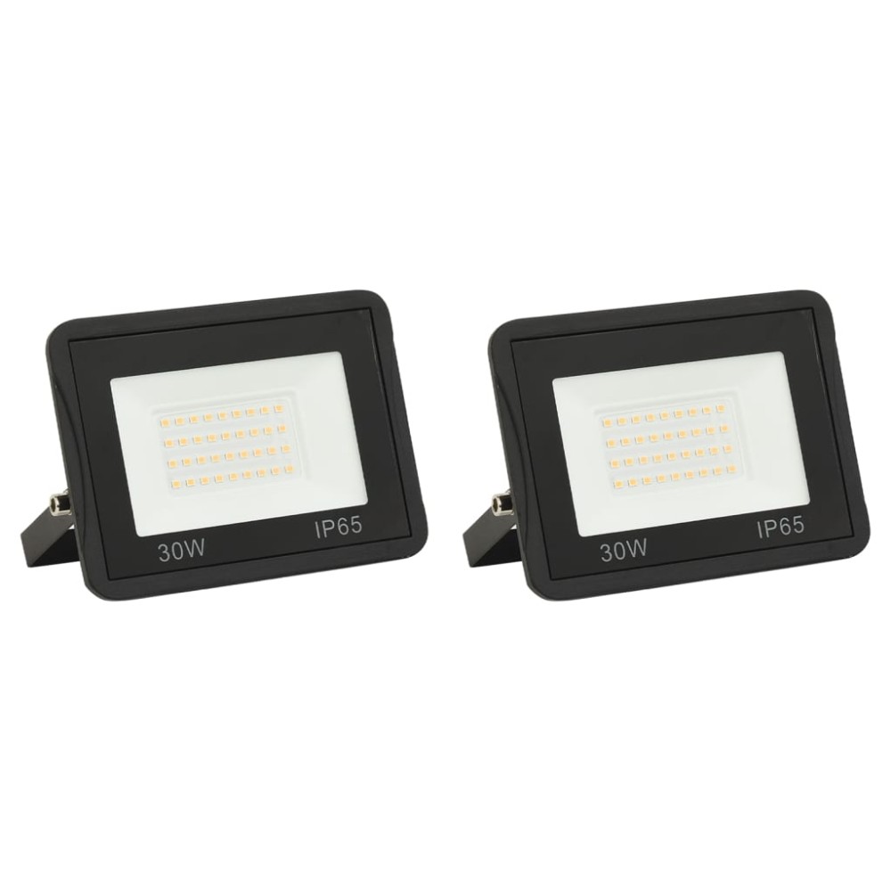 vidaXL Proiectoare cu LED, 30 W, 2 buc., alb rece