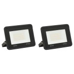 vidaXL Proiectoare cu LED, 30 W, 2 buc., alb rece vidaXL Proiectoare cu LED, 30 W, 2 buc., alb rece