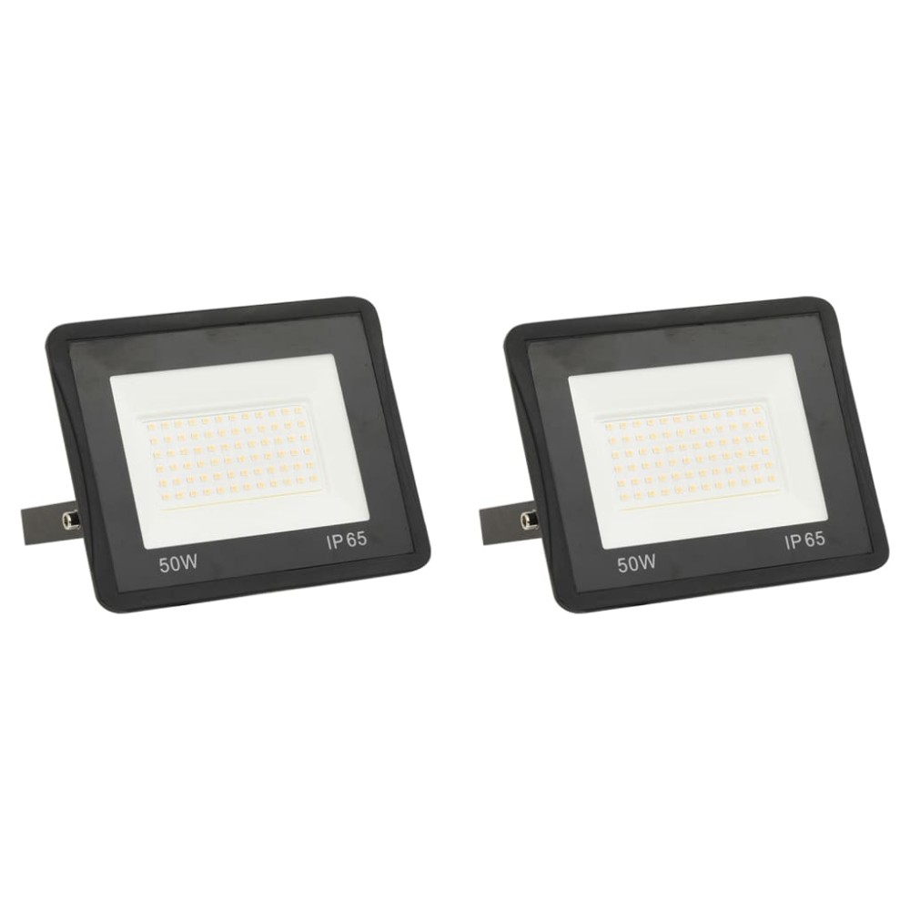 vidaXL Proiectoare cu LED, 50 W, 2 buc., alb rece