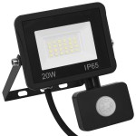 vidaXL Proiector LED cu senzor, 20 W, alb cald