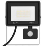 vidaXL Proiector LED cu senzor, 30 W, alb cald