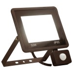 vidaXL Proiector LED cu senzor, 50 W, alb cald vidaXL Proiector LED cu senzor, 50 W, alb cald