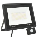 vidaXL Proiector LED cu senzor, 100 W, alb cald