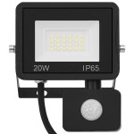 vidaXL Proiector LED cu senzor, 20 W, alb rece vidaXL Proiector LED cu senzor, 20 W, alb rece