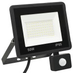 vidaXL Proiector LED cu senzor, 50 W, alb rece vidaXL Proiector LED cu senzor, 50 W, alb rece