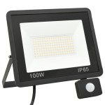 vidaXL Proiector LED cu senzor, 100 W, alb rece vidaXL Proiector LED cu senzor, 100 W, alb rece