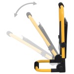 vidaXL Proiector cu LED și mâner, alb cald, 100 W vidaXL Proiector cu LED și mâner, alb cald, 100 W