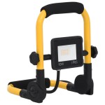 vidaXL Proiector cu LED și mâner, alb rece, 10 W