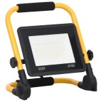 vidaXL Proiector cu LED și mâner, alb rece, 50 W