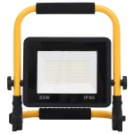 vidaXL Proiector cu LED și mâner, alb rece, 50 W