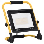 vidaXL Proiector cu LED și mâner, alb rece, 100 W