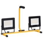 vidaXL Proiector cu LED și mâner, 2x50 W, alb cald vidaXL Proiector cu LED și mâner, 2x50 W, alb cald
