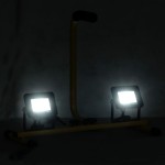 vidaXL Proiector cu LED și mâner, 2x10 W, alb rece vidaXL Proiector cu LED și mâner, 2x10 W, alb rece