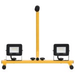 vidaXL Proiector cu LED și mâner, 2x10 W, alb rece vidaXL Proiector cu LED și mâner, 2x10 W, alb rece