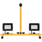 vidaXL Proiector cu LED și mâner, 2x20 W, alb rece vidaXL Proiector cu LED și mâner, 2x20 W, alb rece