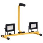 vidaXL Proiector cu LED și mâner, 2x20 W, alb rece vidaXL Proiector cu LED și mâner, 2x20 W, alb rece