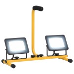 vidaXL Proiector LED cu mâner, 2x30 W, alb rece vidaXL Proiector LED cu mâner, 2x30 W, alb rece