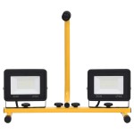 vidaXL Proiector LED cu mâner, 2x30 W, alb rece vidaXL Proiector LED cu mâner, 2x30 W, alb rece